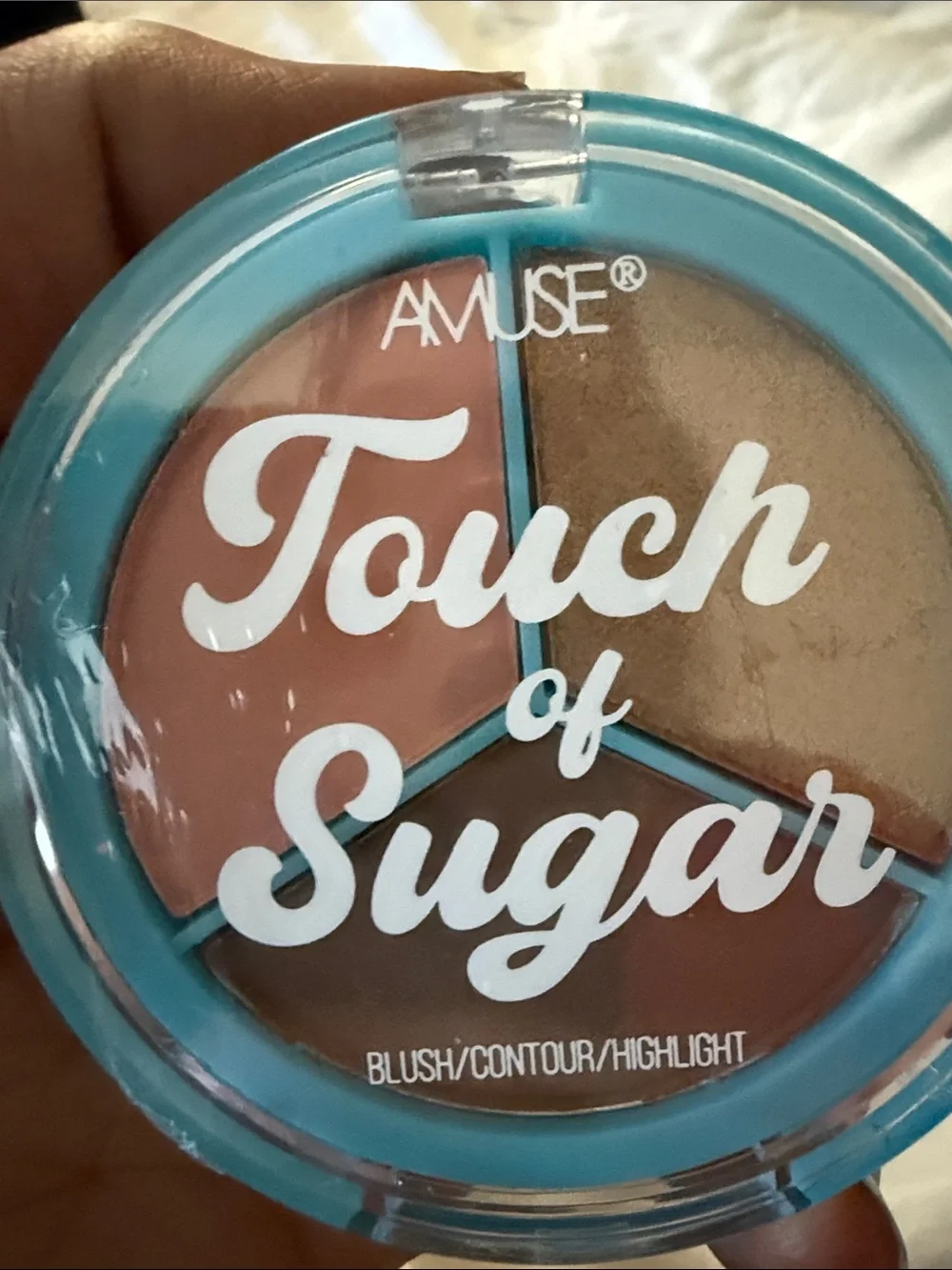 Muse Touch of Sugar Blush Contour Highlight Palette - Peach, Bronze, Pink